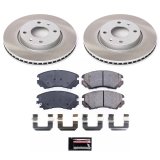 Power Stop 02-06 Kia Optima Front Semi-Coated Rotor Kit thumbnail 1