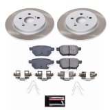 Power Stop 12-15 Toyota Prius Plug-In Rear Semi-Coated Rotor Kit thumbnail 1