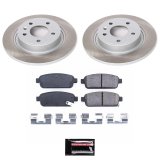 Power Stop 11-15 Chevrolet Volt Rear Semi-Coated Rotor Kit thumbnail 1