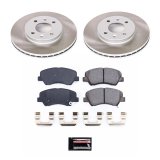 Power Stop 12-17 Kia Rio Front Semi-Coated Rotor Kit thumbnail 1
