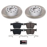 Power Stop 15-19 Volkswagen e-Golf Rear Semi-Coated Rotor Kit thumbnail 1