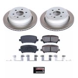 PowerStop Z17 Evolution Plus Semi-Coated Rotor Brake Kits for 2015-2020 CANYON, COLORADO - SC7127 and Pad Combo, Semi-Coated, Rear, Solid Surface Rotors, 12.76 in. O.D., Ceramic Pads, Chevrolet, GMC, Kit thumbnail 1