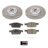 Power Stop 17-19 Lincoln MKC Front Semi-Coated Rotor Kit thumbnail 1