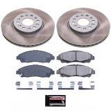 Power Stop 17-20 GMC Acadia Front Semi-Coated Rotor Kit thumbnail 1