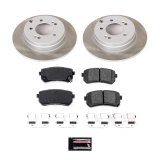 PowerStop Z17 Evolution Plus Semi-Coated Rotor Brake Kits for 2016-2020 OPTIMA, 2016-2019 SONATA - SC7505 and Pad Combo, Semi-Coated, Rear, Solid Surface Rotors, 11.14 in. O.D., Ceramic Pads, Hyundai, Kia, Kit thumbnail 4