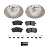 PowerStop Z17 Evolution Plus Semi-Coated Rotor Brake Kits for 2016-2020 OPTIMA, 2016-2019 SONATA - SC7505 and Pad Combo, Semi-Coated, Rear, Solid Surface Rotors, 11.14 in. O.D., Ceramic Pads, Hyundai, Kia, Kit thumbnail 5