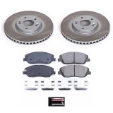 Power Stop 2019 Hyundai Santa Fe XL Front Semi-Coated Rotor Kit thumbnail 1