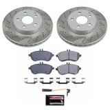 Power Stop 08-12 Mercedes-Benz C300 Front Semi-Coated Rotor Kit thumbnail 1