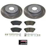 Power Stop 21-23 Nissan Rogue Rear Semi-Coated Rotor Kit thumbnail 1