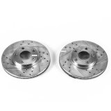 Power Stop 1998 Volkswagen Passat Front Drilled & Slotted Rotor - Pair thumbnail 2