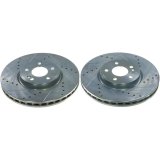 Power Stop 19-22 Mercedes-Benz A220 Front Drilled & Slotted Rotor - Pair thumbnail 1