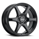 Raceline 146B Matrix 14x5.5in / 4x100/4x114.3 BP / 35mm Offset / 72.62mm Bore - Gloss Black Wheel thumbnail 1