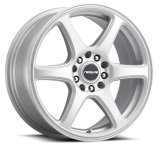 Raceline 146S Matrix 15x7in / 5x100/5x114.3 BP / 40mm Offset / 72.62mm Bore - Gloss Silver Wheel thumbnail 1