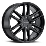 Raceline 158B Impulse 18x8in / 5x110/5x114.3 BP / 35mm Offset / 72.62mm Bore - Gloss Black Wheel thumbnail 1