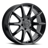 Raceline 159B Spike 18x8in / 5x127 BP / 35mm Offset / 78.1mm Bore - Gloss Black Wheel thumbnail 1