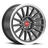 Raceline 315G Grip 17x8in / 5x100 BP / 40mm Offset / 72.6mm Bore - Gunmetal & Machined Wheel thumbnail 1