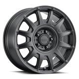 Raceline 401B Aero 18x8in / 5x114.3 BP / 40mm Offset / 72.62mm Bore - Satin Black Wheel thumbnail 1