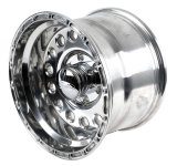 Raceline 887 Rock Crusher 16x10in / 6x139.7 BP / -24mm Offset / 107.95mm Bore - Polished Wheel thumbnail 4