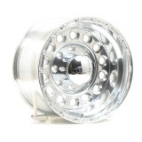 Raceline 887 Rock Crusher 16x10in / 8x165.1 BP / -24mm Offset / 130.81mm Bore - Polished Wheel thumbnail 2