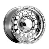 Raceline 887 Rock Crusher 16x8in / 5x139.7 BP / -20mm Offset / 107.95mm Bore - Polished Wheel thumbnail 1