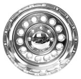 Raceline 887 Rock Crusher 17x9in / 8x165.1 BP / 0mm Offset / 130.81mm Bore - Polished Wheel thumbnail 2