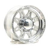Raceline 888 Renegade 17x9in / 8x170 BP / -12mm Offset / 130.81mm Bore - Polished Wheel thumbnail 2
