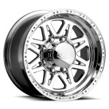 Raceline 888 Renegade 17x9in / 8x170 BP / -12mm Offset / 130.81mm Bore - Polished Wheel thumbnail 6