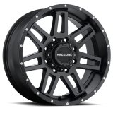 Raceline 931B Injector 17x9in / 8x165.1 BP / 0mm Offset / 125.2mm Bore - Satin Black Wheel thumbnail 2