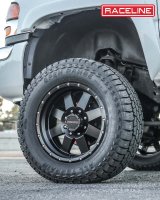 Raceline 935B Defender 17x9in / 6x135 BP / 0mm Offset / 94mm Bore - Satin Black Wheel thumbnail 9