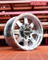 Raceline 935MC Defender 17x9in / 6x139.7 BP / -12mm Offset / 107.95mm Bore - Machined Wheel thumbnail 5