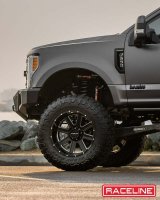 Raceline 940M Hostage 16x8in / 6x139.7 BP / 0mm Offset / 106.1mm Bore - Black & Milled Wheel thumbnail 6