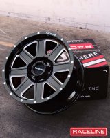 Raceline 940M Hostage 16x8in / 6x139.7 BP / 0mm Offset / 106.1mm Bore - Black & Milled Wheel thumbnail 8