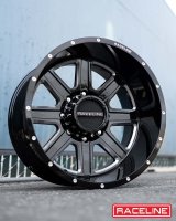 Raceline 940M Hostage 18x9in / 8x170 BP / -12mm Offset / 125.2mm Bore - Black & Milled Wheel thumbnail 9