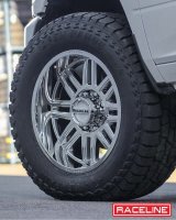Raceline 948C Split 20x9in / 6x139.7 BP / 0mm Offset / 106.1mm Bore - Chrome Wheel thumbnail 3
