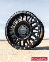 Raceline 951B Ryno 17x8.5in / 6x139.7 BP / 18mm Offset / 106.1mm Bore - Satin Black Wheel thumbnail 7