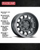 Raceline 952B Aero 16x8in / 6x139.7 BP / -6mm Offset / 106.1mm Bore - Satin Black Wheel thumbnail 4