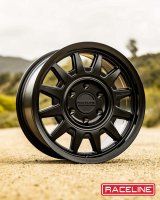 Raceline 952B Aero 16x8in / 6x139.7 BP / -6mm Offset / 106.1mm Bore - Satin Black Wheel thumbnail 5