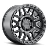 Raceline 953B Krank 17x8.5in / 6x139.7 BP / 0mm Offset / 106.1mm Bore - Satin Black Wheel thumbnail 1