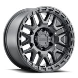Raceline 953B Krank 17x8.5in / 6x139.7 BP / 0mm Offset / 106.1mm Bore - Satin Black Wheel thumbnail 2