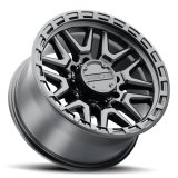 Raceline 953B Krank 17x9in / 6x139.7 BP / -12mm Offset / 106.1mm Bore - Satin Black Wheel thumbnail 3