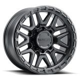 Raceline 953B Krank 17x9in / 6x139.7 BP / -12mm Offset / 106.1mm Bore - Satin Black Wheel thumbnail 6
