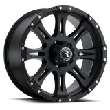 Raceline 981 Raptor 18x9in / 8x165.1 BP / -6mm Offset / 125.2mm Bore - Satin Black Wheel thumbnail 4