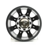 Raceline 982 Raptor 16x8in / 8x165.1 BP / 0mm Offset / 130.81mm Bore - Black & Machined Wheel thumbnail 3