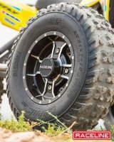 Raceline A77 Mamba 15x7in / 4x137 BP / 10mm Offset / 110.2mm Bore - Black & Machined Wheel thumbnail 7