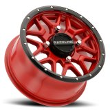 Raceline A94R Krank 14x7in / 4x137 BP / 10mm Offset / 110.18mm Bore - Red & Black Lip Wheel thumbnail 3