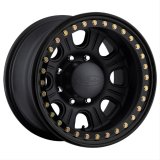 Raceline RT231 Monster 17x9.5in/5x139.7 BP/-32mm Offset/107.95mm Bore BLK & MACH Ring Beadlock Wheel thumbnail 1