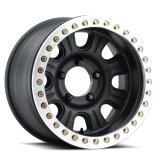 Raceline RT231 Monster 17x9.5in/5x139.7 BP/-32mm Offset/107.95mm Bore BLK & MACH Ring Beadlock Wheel thumbnail 2