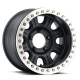 Raceline RT231 Monster 17x9.5in/5x139.7 BP/-32mm Offset/107.95mm Bore BLK & MACH Ring Beadlock Wheel thumbnail 3