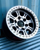 Raceline RT232 Monster 17x8.5in/5x127 BP/0mm Offset/83.82mm Bore - Black & Machined Beadlock Wheel thumbnail 5