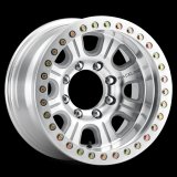 Raceline RT233 Monster 17x9.5in / 6x139.7 BP / -32mm Offset / 107.95mm Bore- Machined Beadlock Wheel thumbnail 1
